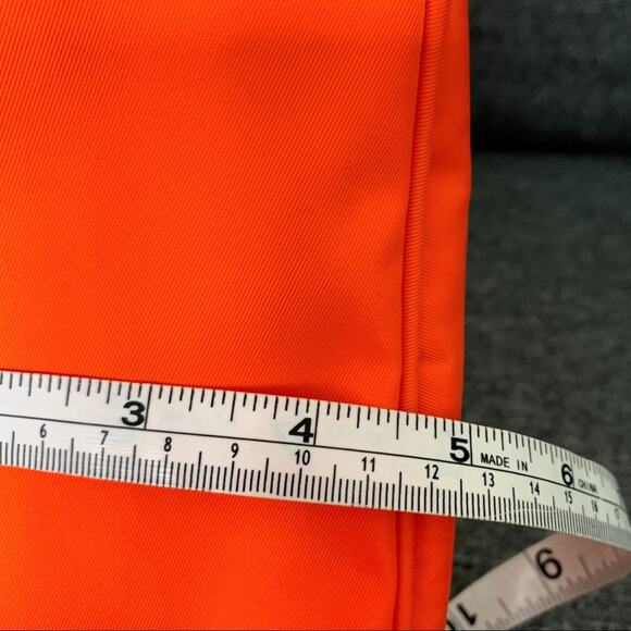 NEW Fluorescent Orange Nylon Mini Bag Hobo Shoulder Neon Purse - Picture 7 of 9